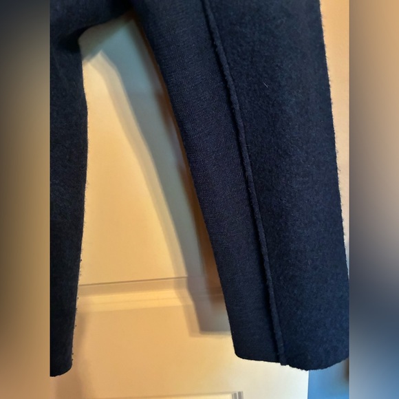 Eileen Fisher Deep Blue Wool Coat - Picture 5 of 8